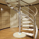 corridor spiral staircase